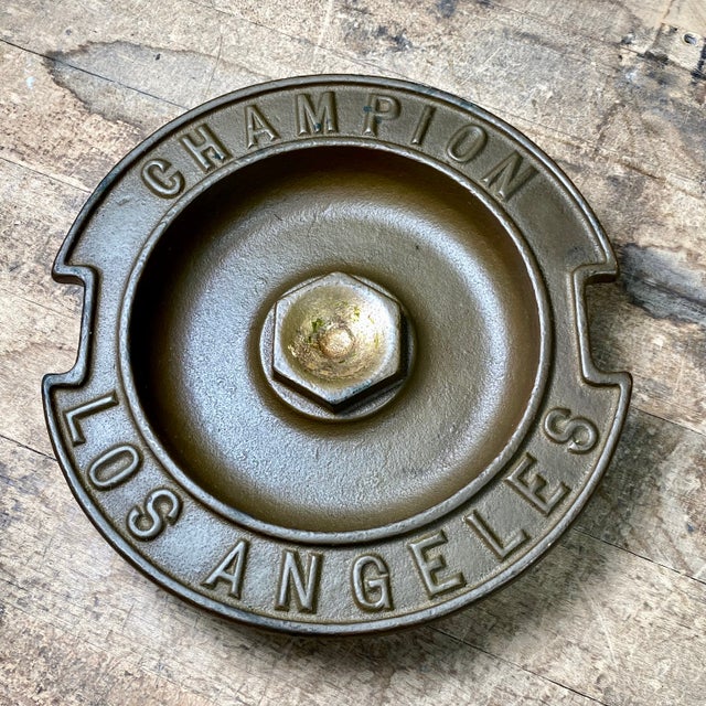 Vintage Solid Brass Sprinkler Wrench Champion Brass Los Angeles